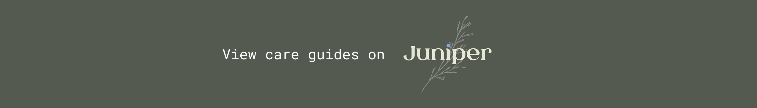 View care guides on Juniper